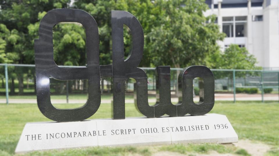 Script Ohio Statue