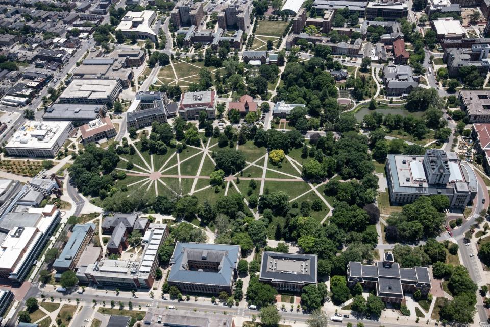 Skyview of the OSU Oval